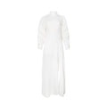 Pearl White Long Sleeve Maxi Dress